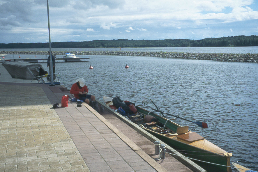 Puumala Brcke Ruderboot 